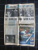 Wim Kan, krantenartikel, 1986, Verzamelen, Tijdschriften, Kranten en Knipsels, Ophalen of Verzenden, 1980 tot heden, Nederland