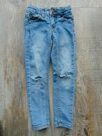Hema lange broek blauw spijkerbroek maat 104 skinny, Broek, Gebruikt, Ophalen of Verzenden, Hema