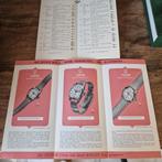 Tudor folder met prijslijst (rolex) 1954, Gebruikt, Tudor, Tudor@watch.ch, Rue de la Clef 6, 2610 Saint-Imier, Switzerland