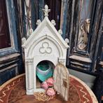 Antiek brocante oud frans tabernakel kastje hout hostie, Ophalen of Verzenden