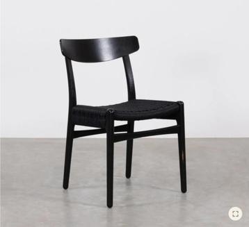 Set van 4 Hans Wegner stoelen model CH23 zwart Carl Hansen e beschikbaar voor biedingen