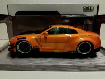 Nissan GT-R Liberty Walk incl spoiler new Solido 1:18 KRD beschikbaar voor biedingen