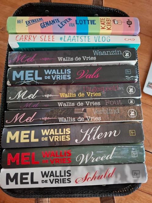 Pakket boeken Mel Wallis de Vries/Carry slee, Boeken, Kinderboeken | Jeugd | 13 jaar en ouder, Gelezen, Fictie, Ophalen of Verzenden