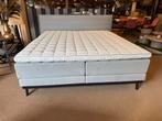 Boxspring 180x200 Grijs Direct/Leverbaar/Enschede E-7079, Verzenden, Mwonenenslapen, Mwonenenslapen@ziggo.nl, #Boxspring#180#2-persoons#Grijs#Totaal#Beter#Outlet