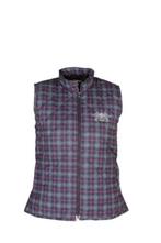 grijs/fuchsia geruite bodywarmer Horka Amazone maat 164 en M, Dames, Dressuur, Nieuw, Ophalen of Verzenden