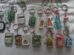 15 vintage ,sleutelhangers wasmiddelen,toiletpapier enz., Ophalen of Verzenden, Gebruikt, Merk