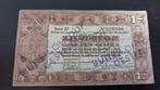 1 gulden zilverbon october 1938 buiten omloop gesteld, Verzenden, 1 gulden, Los biljet