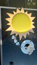 Ikea plafondlamp zon, Ophalen of Verzenden, Gebruikt, Kunststof, Kinderlamp
