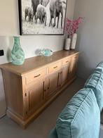 Eiken dressoir white wash, Ophalen, Gebruikt, Eikenhout, 200 cm of meer