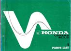 Honda CB500 K2 ED F G parts list (3354z), Motoren, Handleidingen en Instructieboekjes, Verzenden, Honda