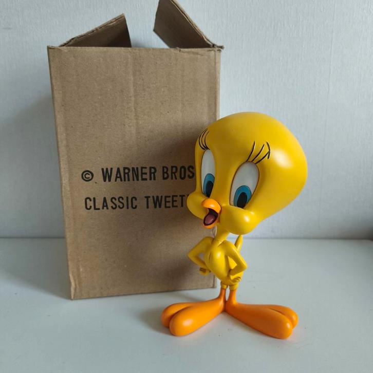 Classic Tweety Warner Bros Beeld, Verzamelen, Stripfiguren, Zo goed als nieuw, Beeldje of Figuurtje, Looney Tunes, Ophalen of Verzenden