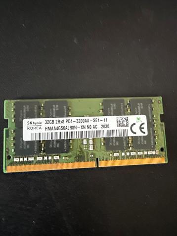 Hynix DDR4 32GB RAM LAPTOP SODIMM beschikbaar voor biedingen