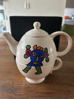 Theepotje en kopje tea for one set, Huis en Inrichting, Keuken | Servies, Keramiek, Ophalen of Verzenden, Zo goed als nieuw, Overige stijlen