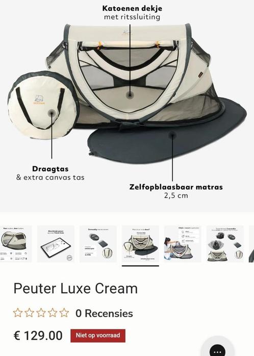 Luxe Campingbedje., Kinderen en Baby's, Babywiegjes en Ledikanten, Nieuw, Reisbedje, Ophalen of Verzenden