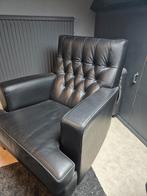 Vintage Leren Fauteuil - Stijlvol en Comfortabel, Ophalen, Gebruikt, Vintage, 75 tot 100 cm