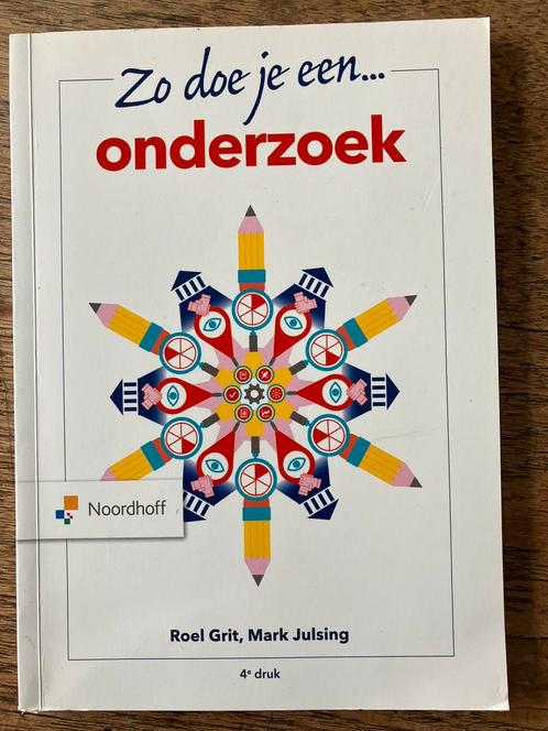 Roel Grit - Zo doe je een onderzoek, Boeken, Studieboeken en Cursussen, Zo goed als nieuw, Ophalen of Verzenden