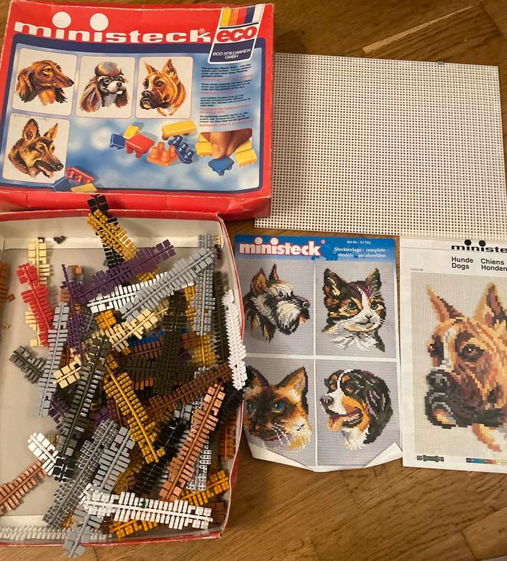 Ministeck ECO Honden / Katten Compleet, Hobby en Vrije tijd, Ministeck, Gebruikt, Box-set, Ophalen of Verzenden