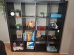 Nette Ikea Kallax open kaart, zwartbruin, Huis en Inrichting, Kasten | Boekenkasten, Ophalen, 100 tot 150 cm, 100 tot 150 cm, Zo goed als nieuw