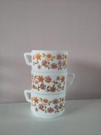 Arcopal Scania Kopjes - 70s Bloemmotief, Ophalen of Verzenden