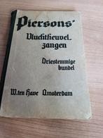 Driestemmige liedbundel Piersons', Antiek en Kunst, Ophalen of Verzenden