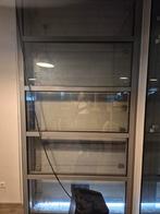 Aluminium paneel met glas, Dieren en Toebehoren, Ophalen, Zo goed als nieuw, Terrarium of Paludarium