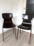 Vintage Obo Eromes stoelen, Ophalen, Gebruikt, Twee, Bruin