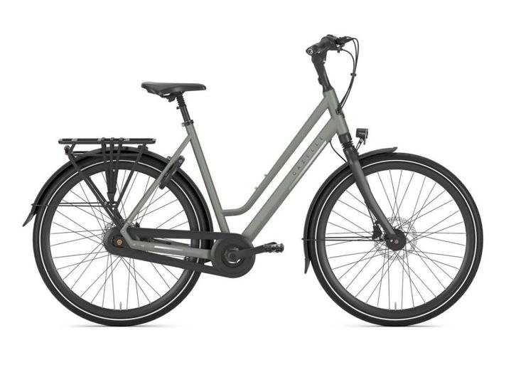 GAZELLE Chamonix C8 Dames Clay Green Mat 61cm 2024, Fietsen en Brommers, Fietsen | Dames | Damesfietsen, Nieuw, Gazelle, 56 cm of meer