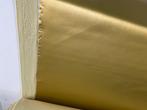 STOF VOOR DESIGN: Maharam goud glanzende luxe meubelstof, Hobby en Vrije tijd, Stoffen en Lappen, 200 cm of meer, Nieuw, Overige materialen