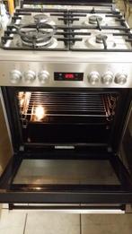 Nieuw gasfornuis RVS van het merk beko, Witgoed en Apparatuur, Ophalen of Verzenden, Zo goed als nieuw