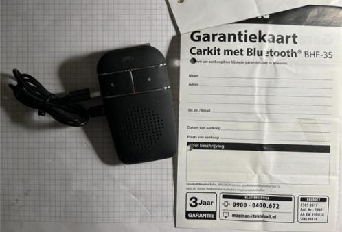 Carkit met bluetooth - Maginon BHF-35 handsfreeset, Auto diversen, Carkits, Gebruikt, Ophalen of Verzenden