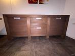 Eiken Dressoir - 217cm breed, Huis en Inrichting, Kasten | Dressoirs, Ophalen, Gebruikt, Eikenhout, 200 cm of meer