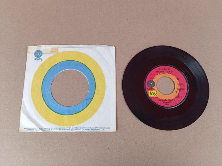Single: Susan Raye - Happy Heart / USA, Cd's en Dvd's, Vinyl Singles, Gebruikt, Pop, 7 inch, Verzenden