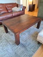 Indische Teak Salon Tafel, Huis en Inrichting, Tafels | Salontafels, Ophalen, Gebruikt, 50 tot 100 cm, Teakhout