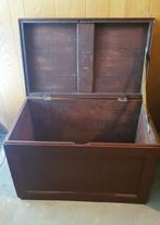 Hutkoffer / scheepskoffer uit jaren 50, Gebruikt, 50 tot 75 cm, 50 tot 75 cm, Overige houtsoorten