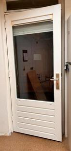 Hardhouten Buitendeur 211x93  *** nu 60 euro ***, Doe-het-zelf en Verbouw, Deuren en Horren, Ophalen, Gebruikt, 80 tot 100 cm