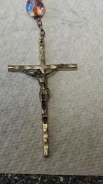 Vintage rozenkrans Italy kralen groot, Verzamelen, Religie, Ophalen of Verzenden, Zo goed als nieuw, Sieraad, Christendom | Katholiek