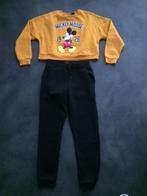 Set Disney sweater + joggingbroek maat 140 ZGAN, Meisje, Ophalen of Verzenden, Zo goed als nieuw, Setje
