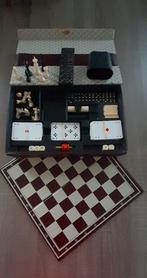 Luxe etui van kunstleer met veel spelletjes, koopje!, Ophalen of Verzenden