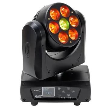8x Elation Rayzor Q7 Movinghead Wash LED + flightcase beschikbaar voor biedingen