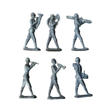 WWII German Tin Toy Soldier Music Set beschikbaar voor biedingen