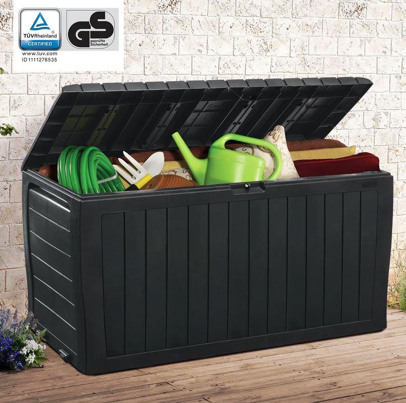 Opbergbox tuinkist 117x45x57cm 270L antraciet GRATIS BEZORGD, Tuin en Terras, Tuinmeubel-accessoires, Verzenden, P. Venemakade 163c, 9605 PN Kiel-Windeweer