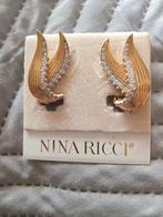 Jaren 70 Nina Ricci clipon oorbellen, Ophalen of Verzenden, Gebruikt, Overige materialen