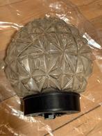 Glazen Thabur Niko art deco plafonnière bol lamp, Ophalen of Verzenden, Zo goed als nieuw, Glas