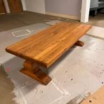 OPRUIMING Kasteel salontafel eiken DOE EEN BOD!, Ophalen, Gebruikt, 100 tot 150 cm, Eikenhout