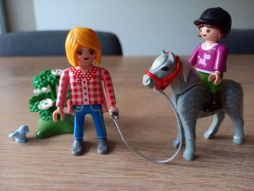 Playmobil Ponyrijden met meisje en mama - 6950 COMPLEET  beschikbaar voor biedingen