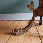 Lucky Vintage salontafel vissen messing met marmer, Ophalen