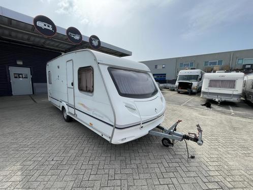 Swift Toscane 490 Fransbed Rondzit Mover., Caravans en Kamperen, Caravans, Bedrijf, tot en met 4, 1000 - 1250 kg, Rondzit, Swift