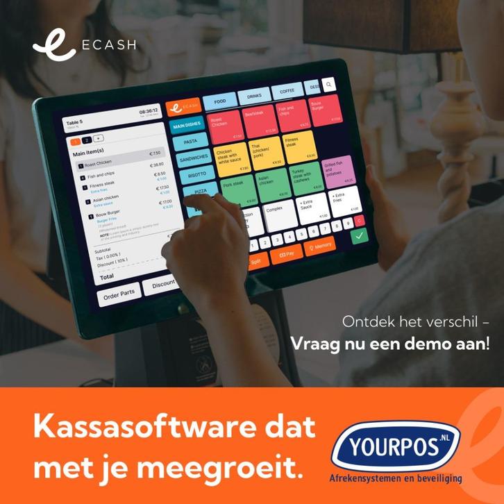 Horeca kassa, Zakelijke goederen, Kantoor en Winkelinrichting | Kassa's en Betaalsystemen, Ophalen