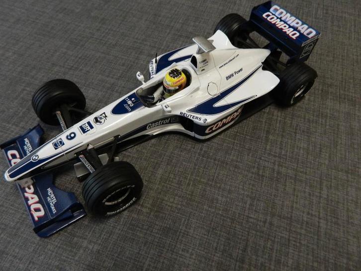 F1 WILLIAMS BMW, Hobby en Vrije tijd, Modelauto's | 1:18, Zo goed als nieuw, Auto, Hot Wheels, Ophalen of Verzenden