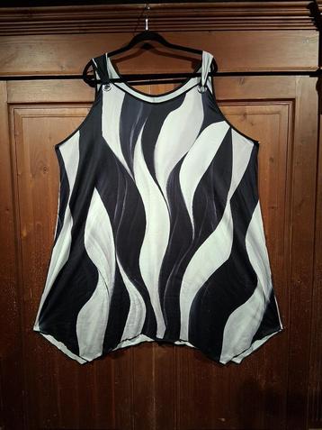 prachtige jurk zwart wit 50/52 beschikbaar voor biedingen